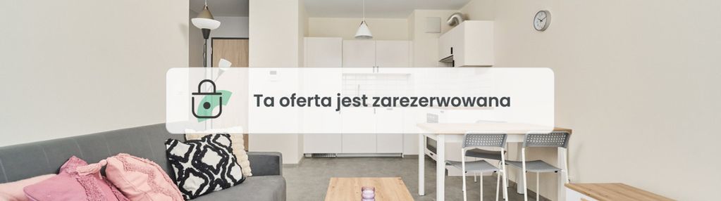 Dwupokojowe mieszkanie z dużym ogródkiem