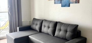 2 pokoje z dużym balkonem