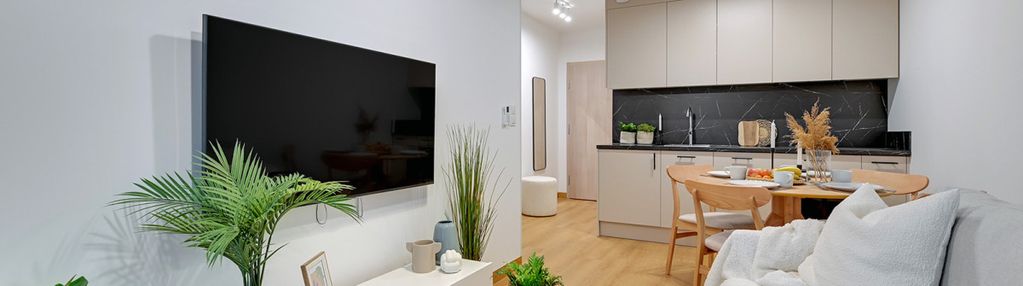 Apartament wykończony i wyposażony 2km od plaży!