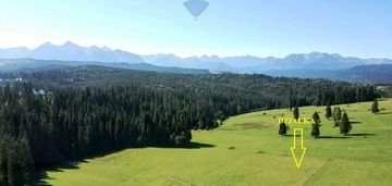Działka  w rzepiskach z widokiem na tatry