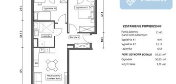 3 pokojowe mieszkanie z ogródkiem na brochowie