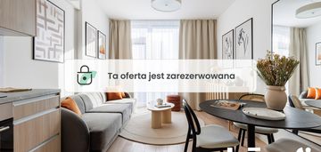 Apartament w browarach warszawskich z parkingiem