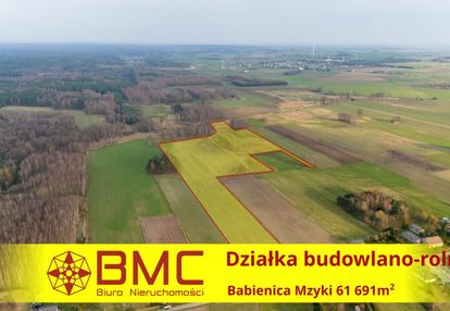 Działka  budowlana 30a + rolna 5,83ha blisko a1