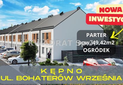 Kępno - mieszkanie o pow. 49,42m2 + ogródek