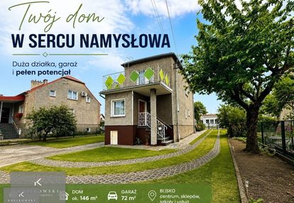 Dom wolnostojący z ładną działką i garażem