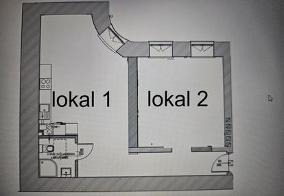 Lokal na 2 kawalerki