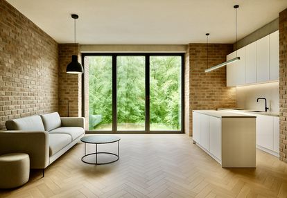 Dom na oporowie – zieleń i cisza