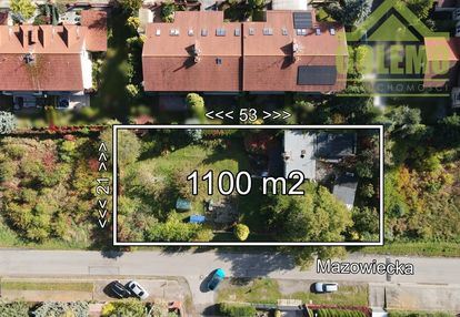 Działka budowlana o pow. 1100m2 / ul. mazowiecka, parkitka!
