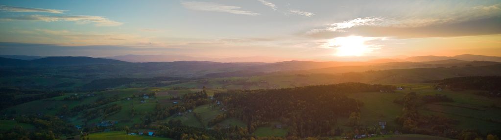 Działka budowlana z widokiem na beskid