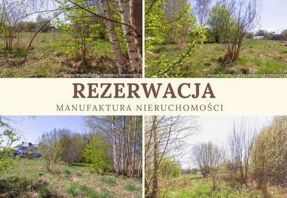Działka budowlana z aktualnymi wz - skrybicze