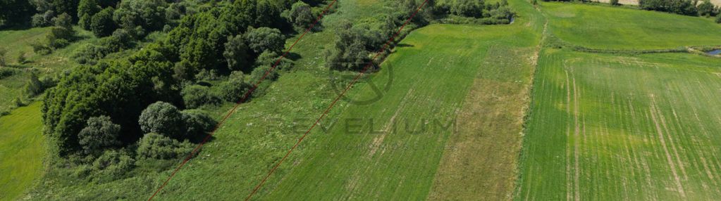 Działka rolna|nad rzeką wierzyca|lipy