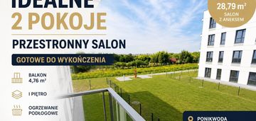 2 pokoje, piękny salon
