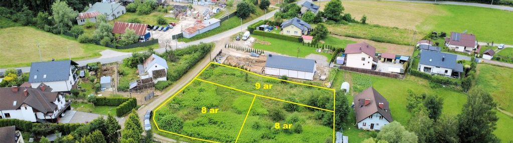 Nowy sącz mystków działki bud.-usług. 2500 m2