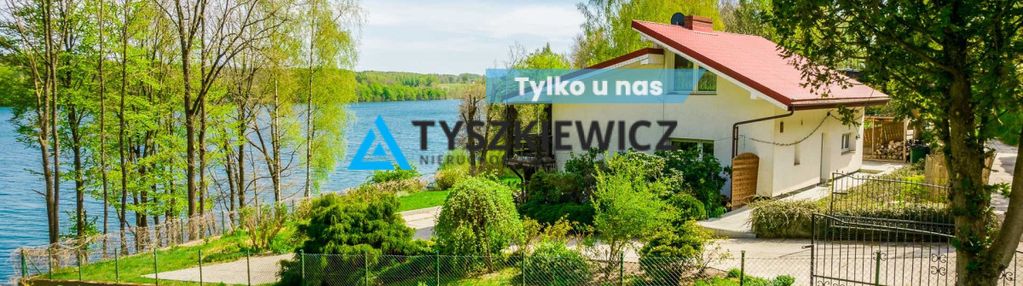 Dom nad jeziorem z cudownym widokiem.