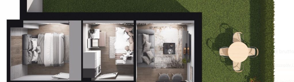 Ogród 100 m2/ klucze czekają/wawa - 20 km/