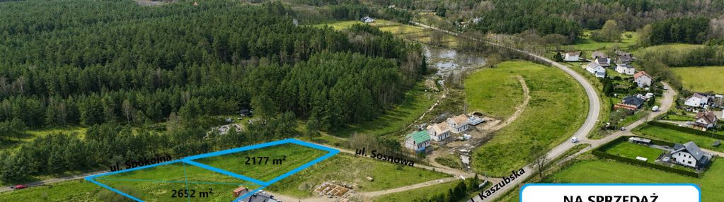 Działka budowlana 2177 m²  – domatówko, gm. puck