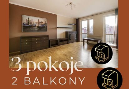 • 3pok • 2 balkony | słoneczne | przestronne |