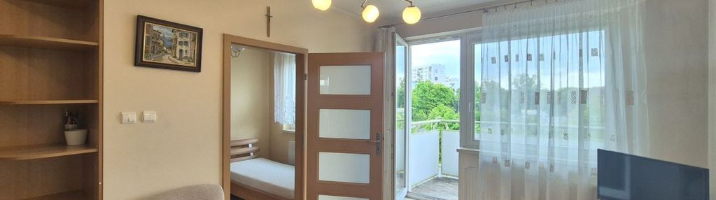 2 pokoje z dużym balkonem