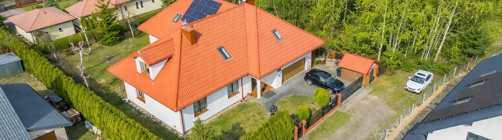 Dom 269m2, podwójny garaż, wiele drzew w ogrodzie