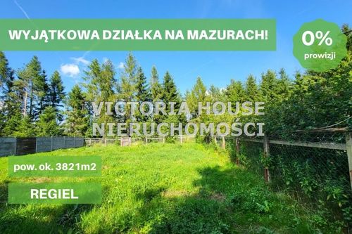 Działka blisko jeziora – regiel koło ełku!
