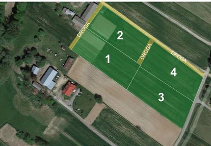 Działka 30 arów płouszowice-kolonia