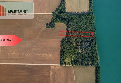 Działka z linią brzegową jeziora, wydane wz