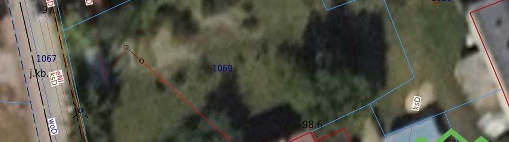 Rogowo centrum działka 724m2, jezioro 300m