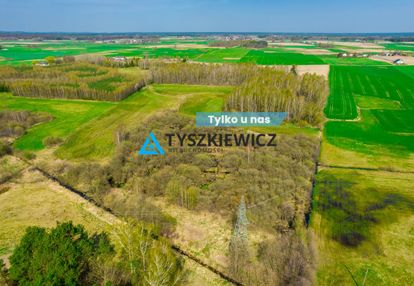 Duży areał ziemi kaszubskiej budziska 11 ha