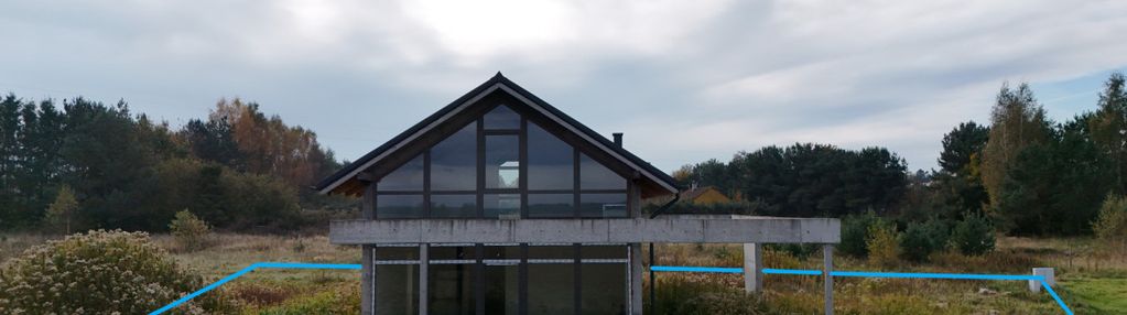 Nowoczesny dom, piękny widok — cisza, las, morze