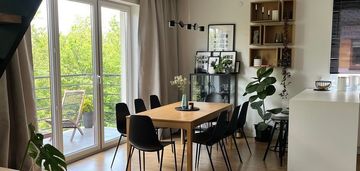 |70 m2 + 70m2 poddasze | balkon | 3 sypialnie