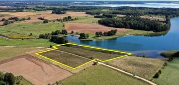 Działka bud. 2,1 ha z linią brzegową jeziora mamry
