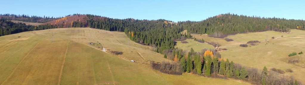 Działka rolno-budowlana w łapszach niżnych