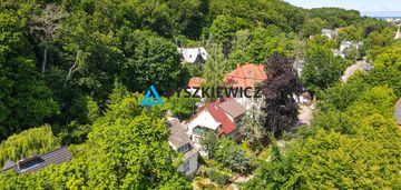 Działka 990m2 z domem,  tuż przy lesie.