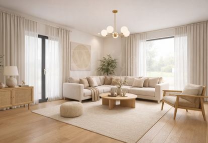 Dom wolnostojący w sąsiedztwie lasu