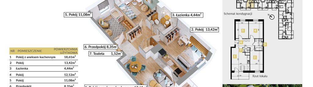 Nowoczesne 4 pokoje w alei bohaterów-idealne dla rodziny!!!