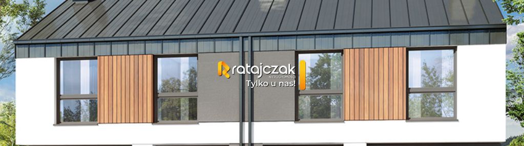 Nowoczesny dom w zabudowie bliźniaczej|bez pcc 2%