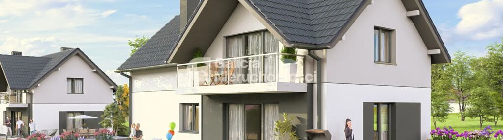 Nowoczesny dom wolnostojący z garażem |5 pokoi