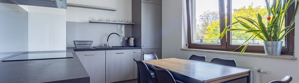 Apartament z widokiem na park, wisłę i wawel |3 pokoje, 2 garaże, 72m2