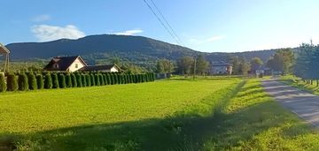 Widokowa działka -beskid niski