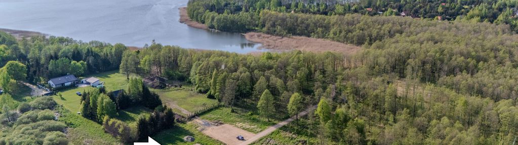 Działka z pozwoleniem na budowę w trelkówku - ok.180m do jeziora