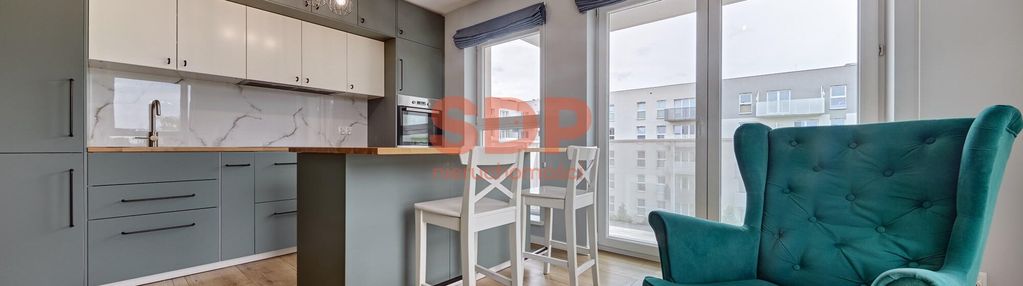 Nowoczesne mieszkanie przy parku śląskim | przestronny balkon