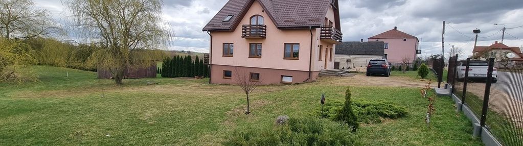 Dom z dużą działką i stawem