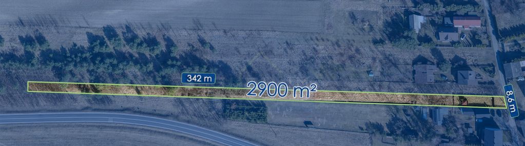 Działka piasek gm. janów