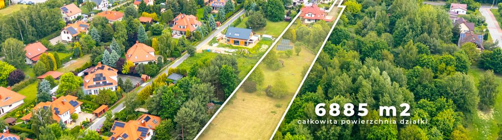 Dwupokoleniowy, kampinos, działka do podziału