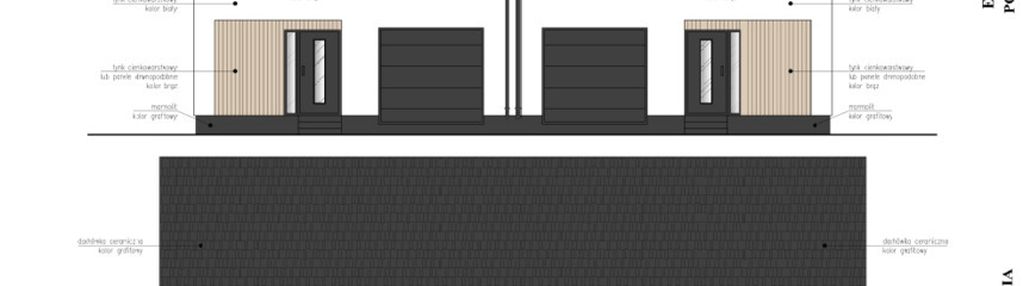 Bliźniak w sąsiedztwie lasu