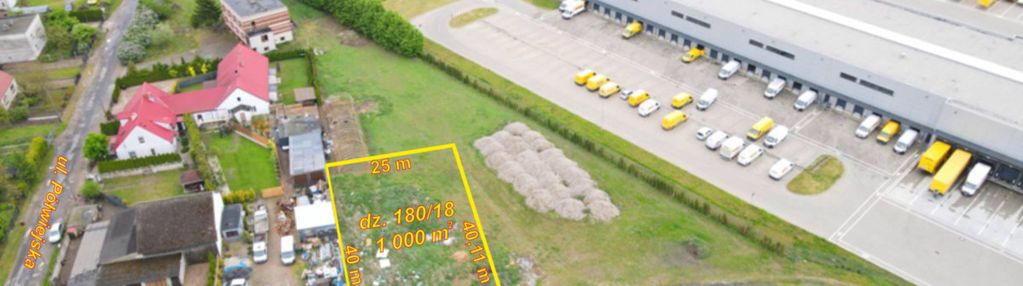 Działka 999 m² – 1pa/mr | kostrzyn, ul. siewna