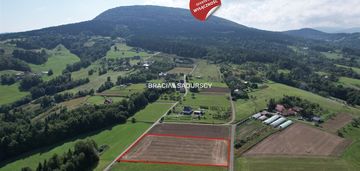 Działka budowlana szyk 60 arów płaska prostokąt