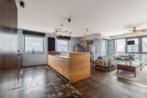 Apartament z widokiem na panoramę centrum warszawy