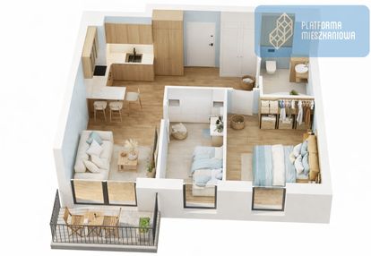 Inwestycja w marzenia - trzy pokoje z balkonem