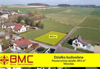 Działka budowlana wierzbie  893m2